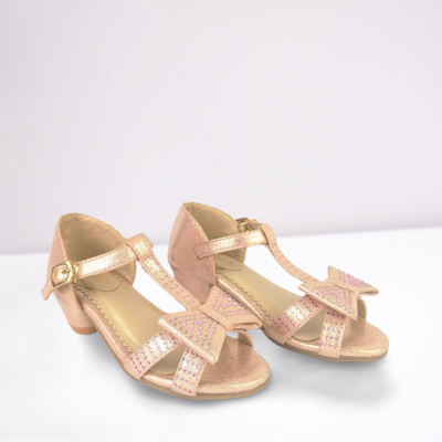 Kids Pink Tarcel Party Shoe